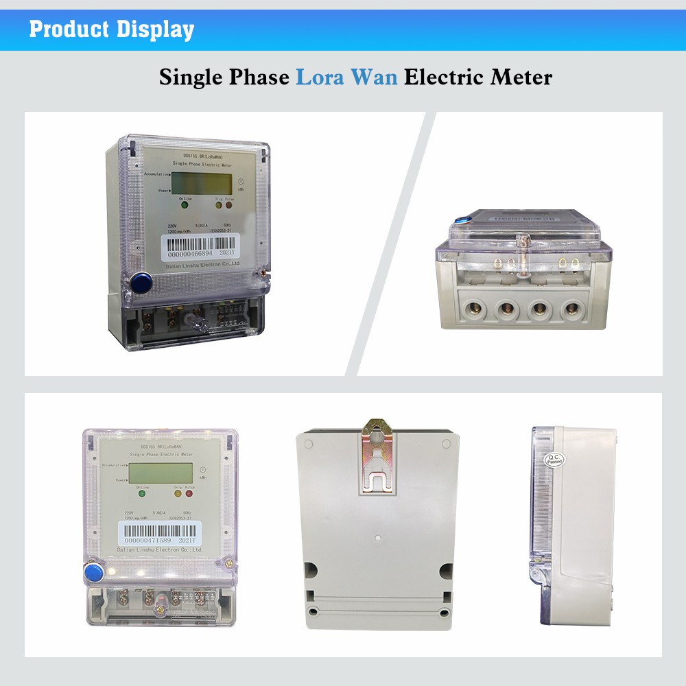 product display of lora wan meter